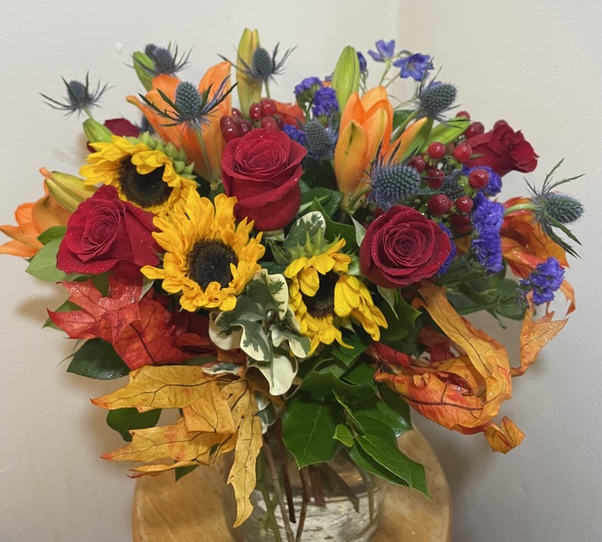 Autumn So Bright from Polly's Blooms in Sumter, SC