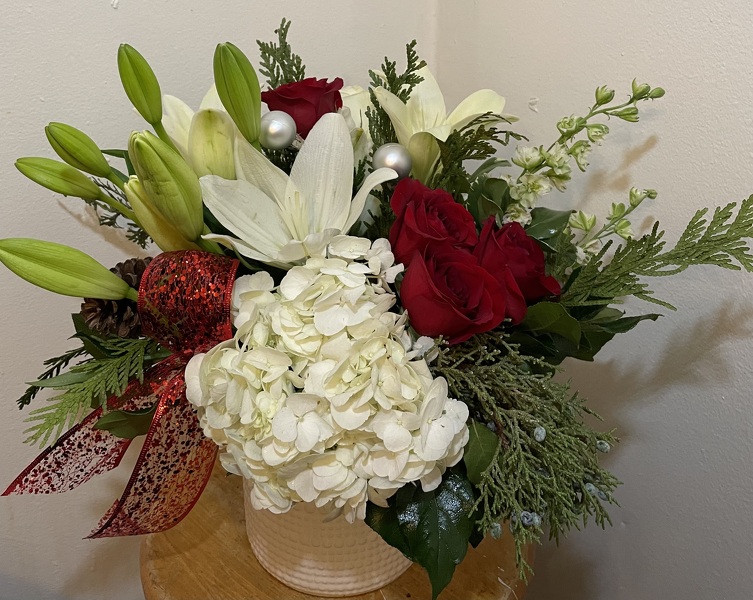 This Christmas from Polly's Blooms in Sumter, SC